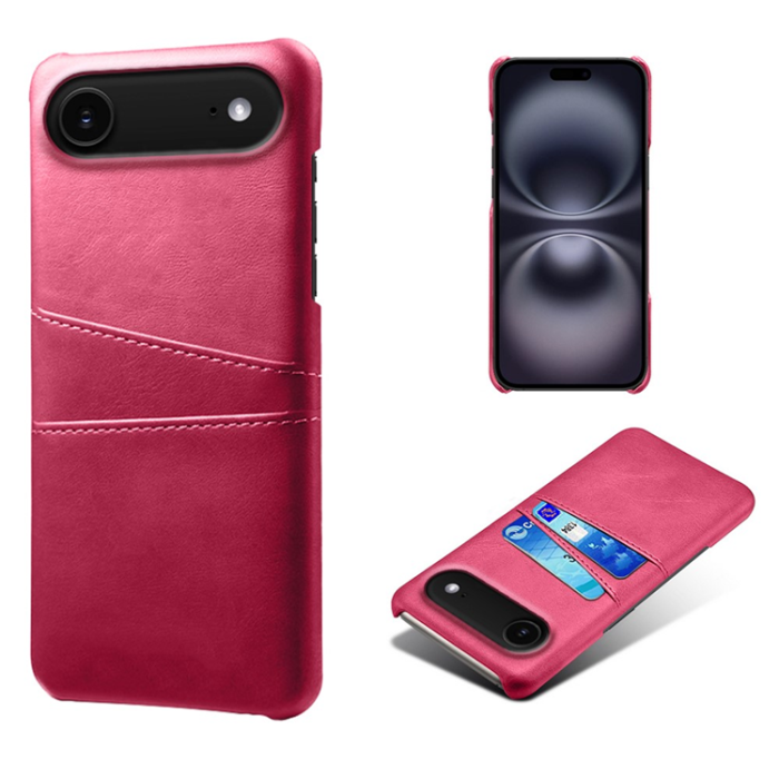 A-One Brand - iPhone 17 Air Mobilskal Korthållare Dual - Rosé
