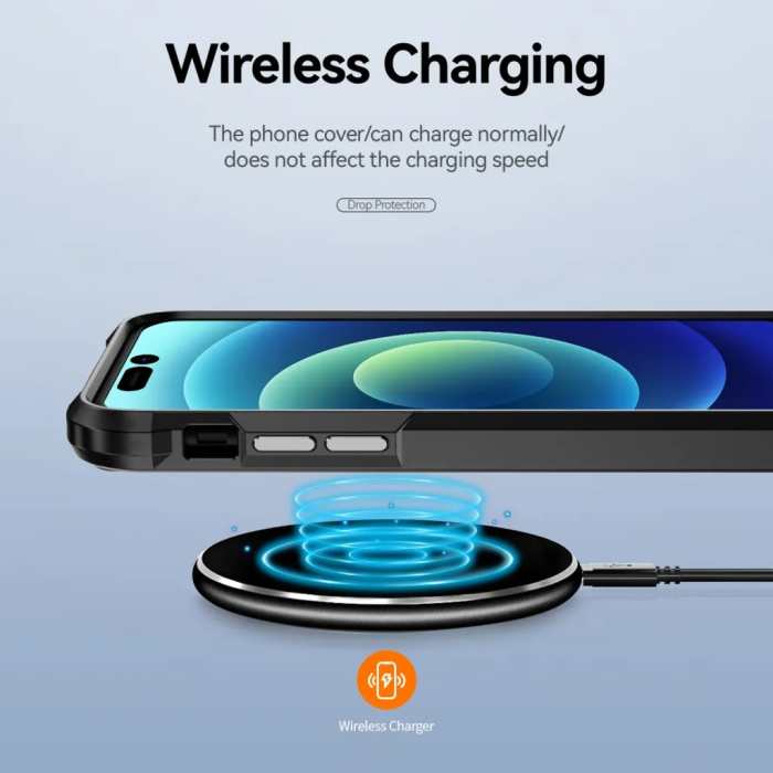 Taltech - iPhone 15 Pro Max Mobilskal Elektropläterat - Svart