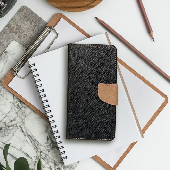 OEM - Redmi 10C Plånboksfodral Fancy Eco Läder - Svart/- Guld
