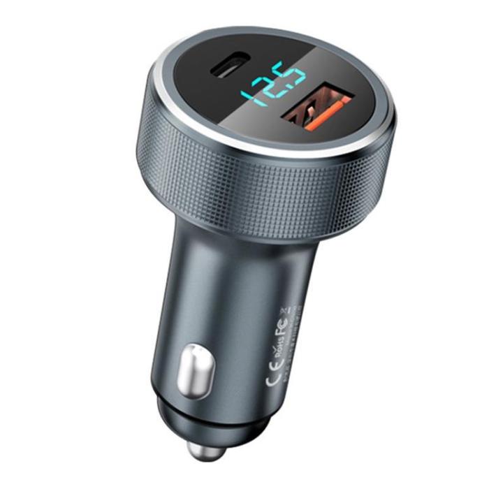 UTGATT5 - REMAX Billaddare 58.5W USB Till USB-C - Silver