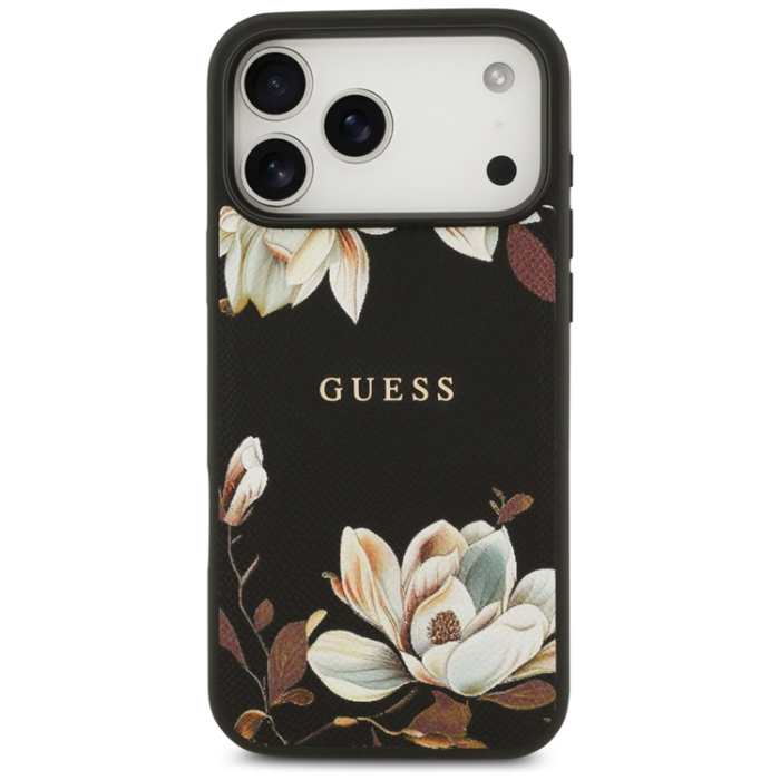 Guess - Guess iPhone 17 Pro Max Mobilskal Magsafe Classic Logo - Svart