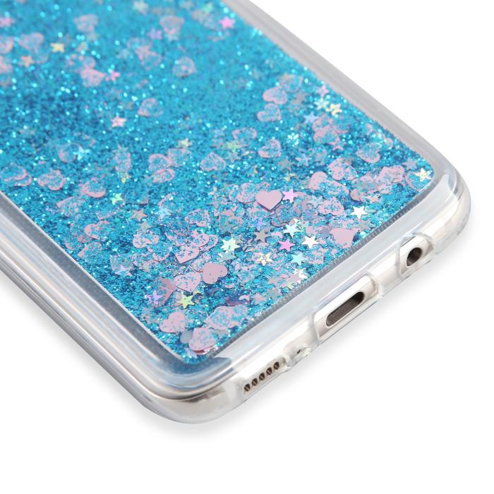 Boom of Sweden - Glitter Skal till Samsung Galaxy S20 Plus - Blå