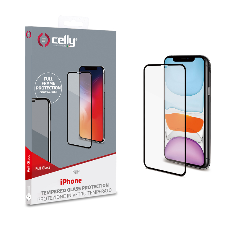 Celly Full Glass - Skärmskydd iPhone 12 & 12 Pro Härdat Glas | 5468 | AlltMobil