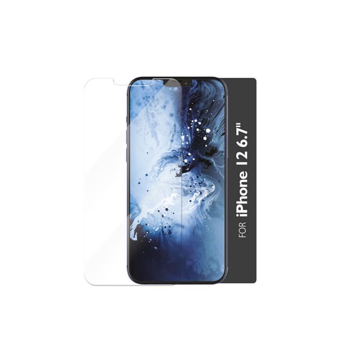 GEAR - iPhone 12 Pro Max | GEAR Härdat Glas Skärmskydd 2.5D Full Cover - Clear