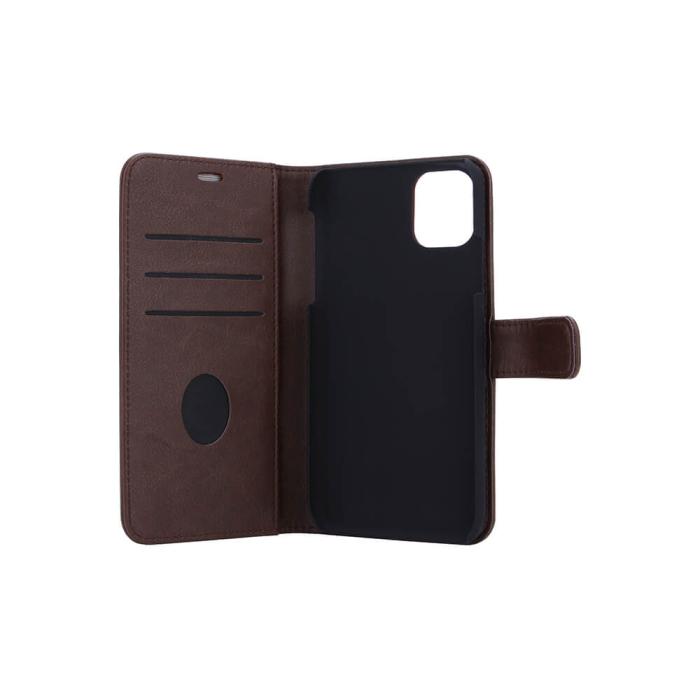 Radicover - RADICOVER iPhone 12 & 12 Pro Plånboksfodral Strålningsskydd - Brun