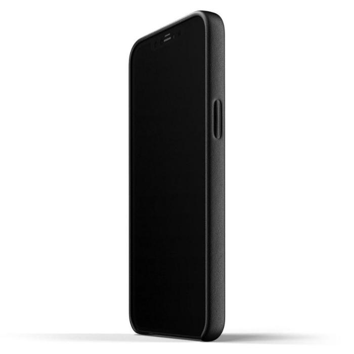 UTGATT4 - Mujjo Full Leather Wallet Case iPhone 12 Pro Max - Svart