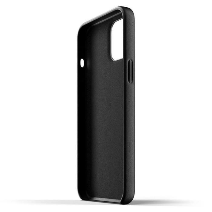 UTGATT4 - Mujjo Full Leather Wallet Case iPhone 12 Pro Max - Svart
