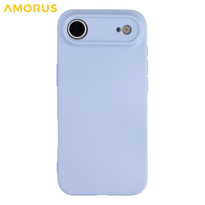 Amorus - AMORUS iPhone Air Mobilskal Precise Cutouts TPU Fiber - Ljuslila