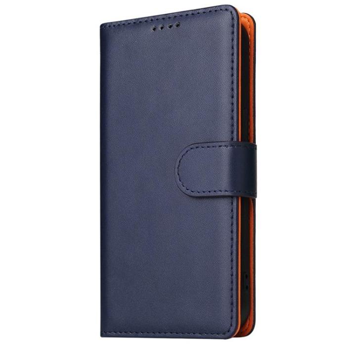 OEM - iPhone 14 Pro Max Plånboksfodral Dual Flip - Blå