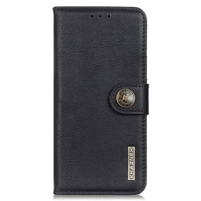 KHAZNEH - KHAZNEH Sony Xperia 5 IV Plånboksfodral PU-Läder - Svart