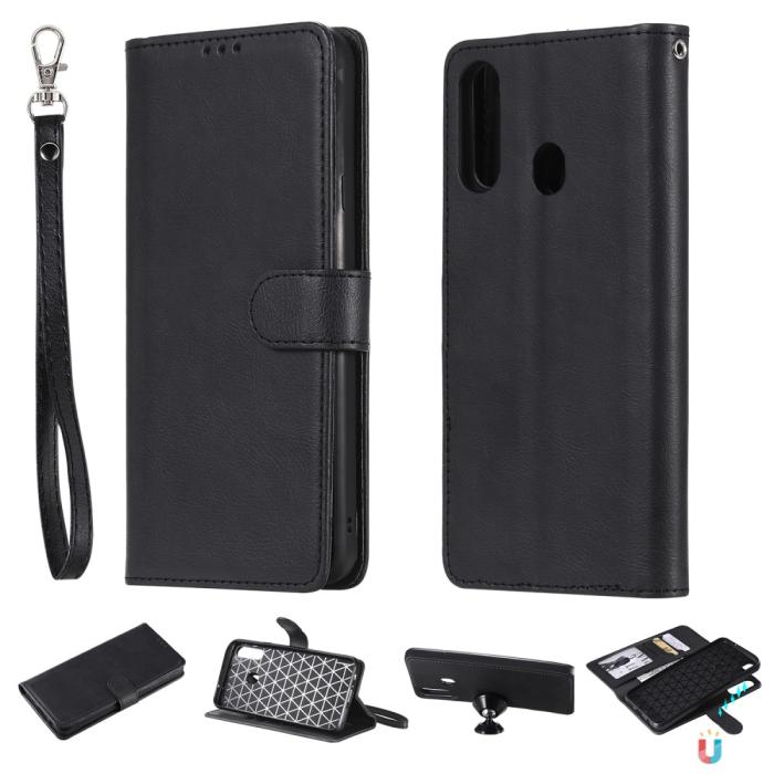 OEM - Detachable 2-in-1 Plånboksfodral Samsung Galaxy A20s - Svart
