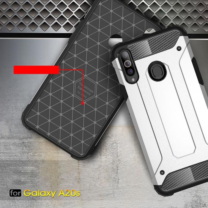 OEM - Armor Guard Mobilskal Samsung Galaxy A20s - Svart