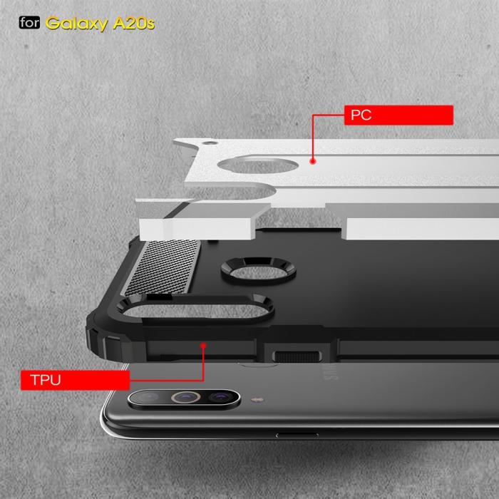 OEM - Armor Guard Mobilskal Samsung Galaxy A20s - Svart