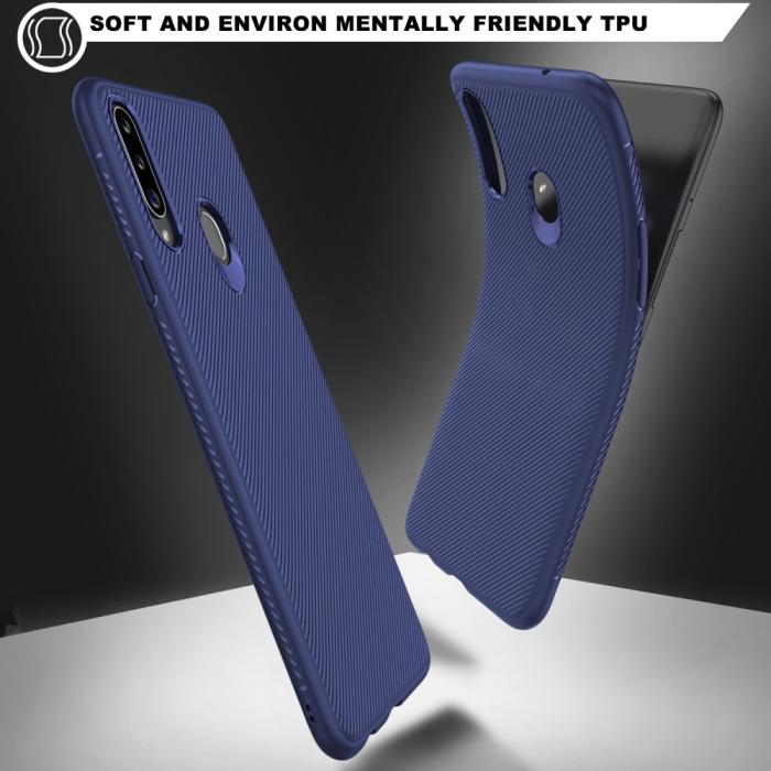 UTGATT1 - Jazz Twill Mobilskal Samsung Galaxy A20s - Blå