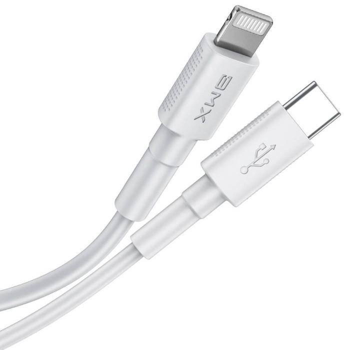 UTGATT5 - Baseus BMX MFI Mini Kabel USB Type C PD 18W/lightning 1.2m Vit