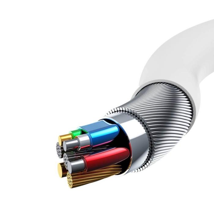 UTGATT5 - Baseus BMX MFI Mini Kabel USB Type C PD 18W/lightning 1.2m Vit