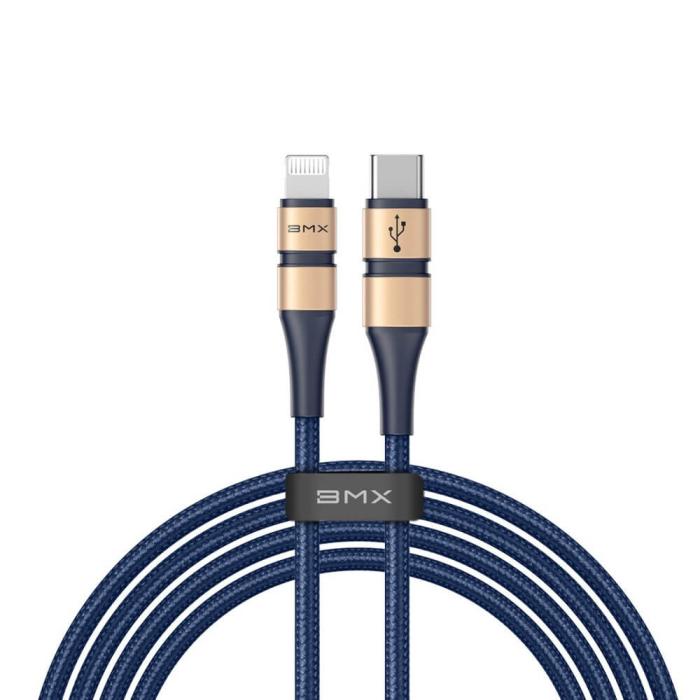 UTGATT5 - Baseus BMX MFI USB Type C PD 18W - lightning 1.8m kabel Guld