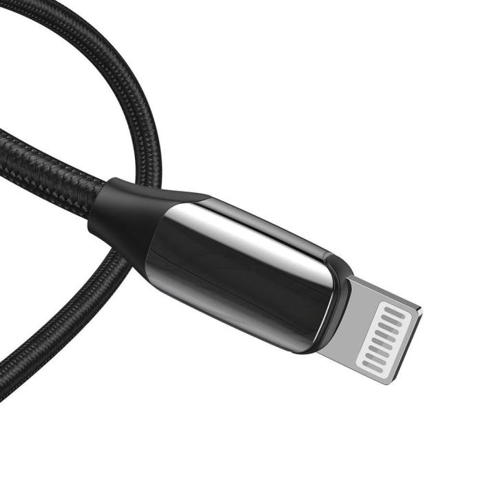 UTGATT5 - Baseus BMX MFI USB Type C PD 18W - lightning Kabel 1,8 m Svart