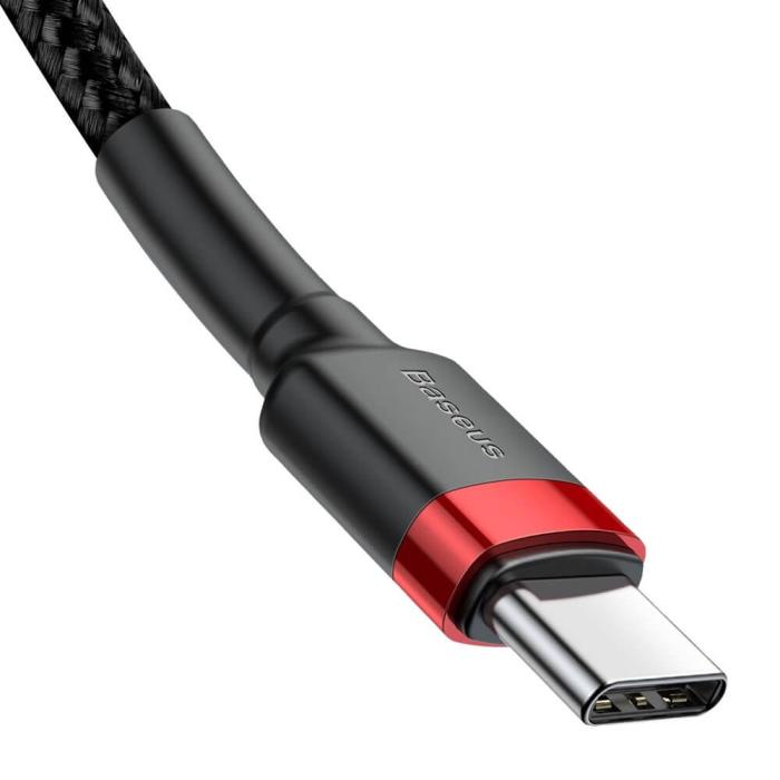 BASEUS - Baseus Cafule USB-C till USB-C kabel PD PD2.0 60W 20V 1m