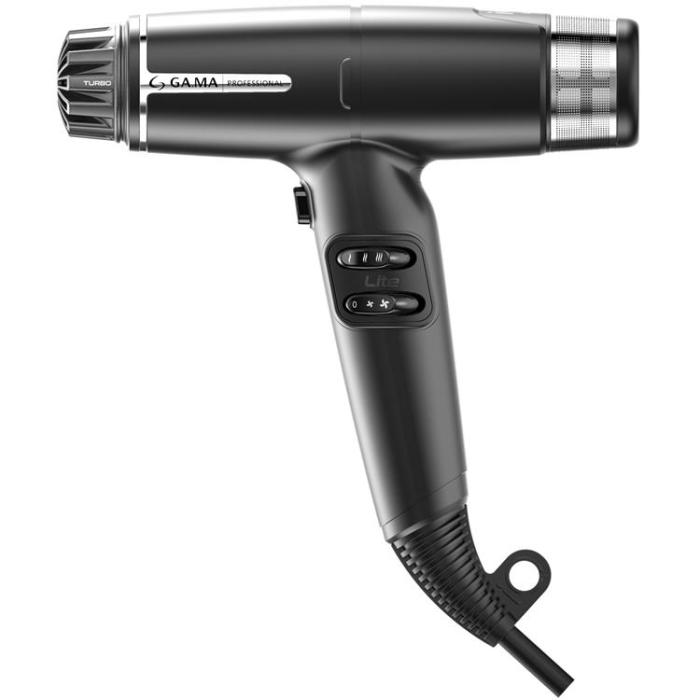 Ga.Ma - GA.MA Hårfön IQ Lite Black 110. 000rpm 294gr