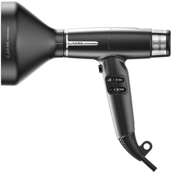 Ga.Ma - GA.MA Hårfön IQ Lite Black 110. 000rpm 294gr
