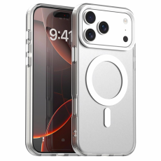 A-One Brand - iPhone 17 Pro Mobilskal MagSafe Anti Drop Hybrid - Vit
