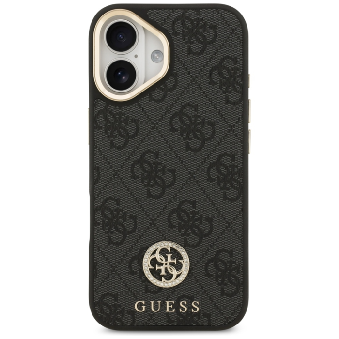 Guess - Guess iPhone 17 Mobilskal Magsafe Strass Logo - Svart