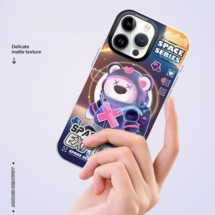 JAUCASE - JAUCASE iPhone 16 Pro Max Mobilskal MagSafe - Space Explore Bear