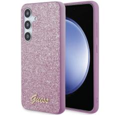 Guess - Guess Galaxy S24 Plus Glitter Script - Lila
