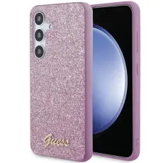Guess - Guess Galaxy S24 Plus Glitter Script - Lila