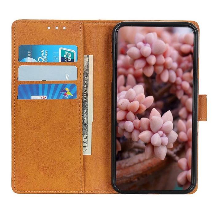 A-One Brand - OnePlus 10T 5G Plånboksfodral Flip Folio - Brun