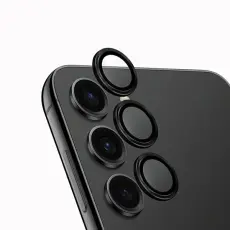 UNIQ - UNIQ Galaxy S24 Kameralinsskydd H&auml;rdat Glas Optix Aluminium