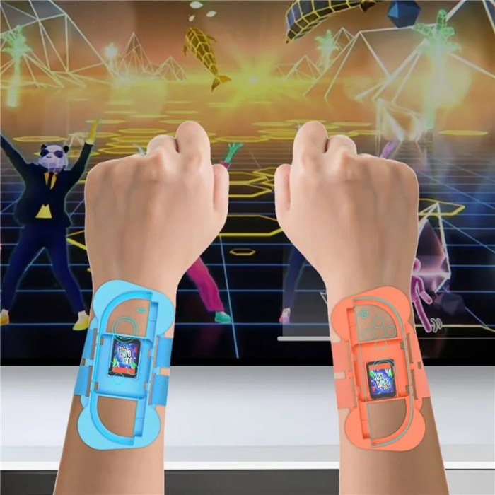 JYS - JYS 2st Nintendo Switch 2 Joy-Con Sportarmband - Röd/Blå