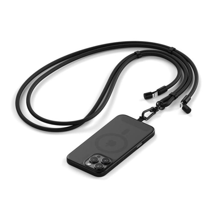 Satechi - Satechi USB-C Nyckelbandskabel Crossbody OntheGo - Svart