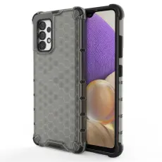 OEM - Honeycomb Galaxy A03s Skal Armored Gel Frame - Svart