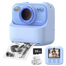 OEM - Barn Digitalkamera HD 1080P Med Skrivare P79 - Blå