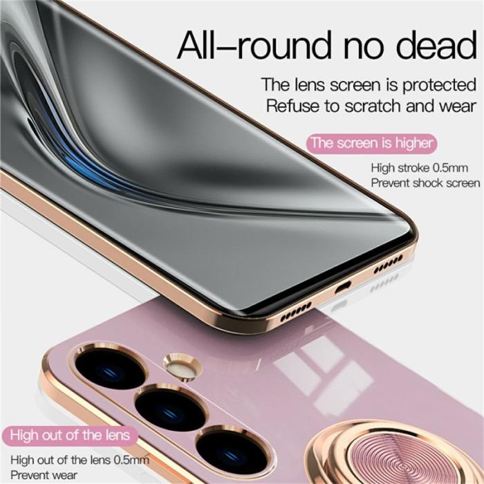 OEM - Mobilskal till Samsung Galaxy A55 5G TPU 6D Elektroplätering - Grön