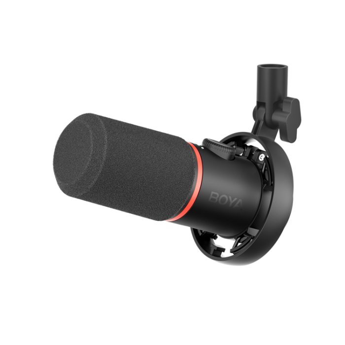 BOYA - BOYA Trådbunden Dynamisk Spelmikrofon USB XLR CastMic S60 - Svart