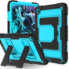 A-One Brand - Galaxy Tab A9 Plus Skal Kickstand Med Rem Anti Drop - Blå