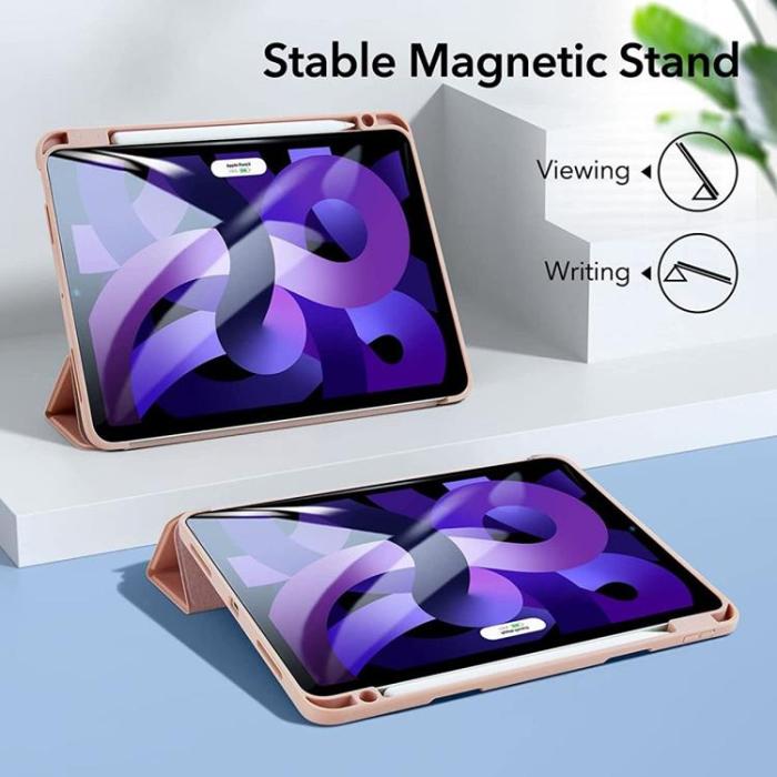 UTGATT - ESR iPad Air 4/5 (2020/2022) Fodral håller Penna Rebound - Rose Guld