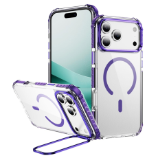 A-One Brand - iPhone 17 Pro Max Mobilskal MagSafe Kickstand - Lila