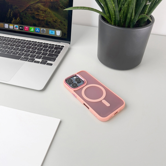 A-One Brand - iPhone 17 Pro Mobilskal MagSafe Fashion - Rosa