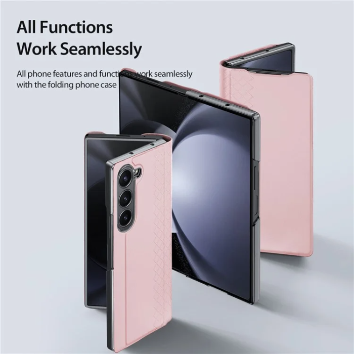 Dux Ducis - Dux Ducis Galaxy Z Fold 6 Plånboksfodral Bril Series - Rosa