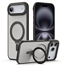 A-One Brand - iPhone 17 Air Mobilskal MagSafe Hidden Magnetisk Kickstand - Svart
