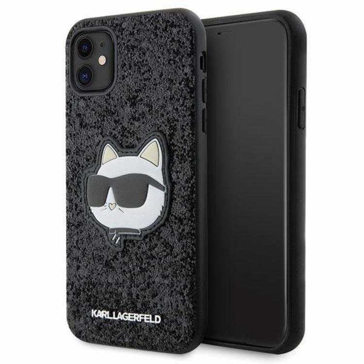 Karl Lagerfeld iPhone 11/XR Mobilskal Glitter Choupette Patch | 2353 | AlltMobil