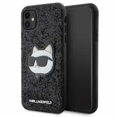 KARL LAGERFELD - Karl Lagerfeld Mobilskal till iPhone 11/XR Glitter Choupette Patch