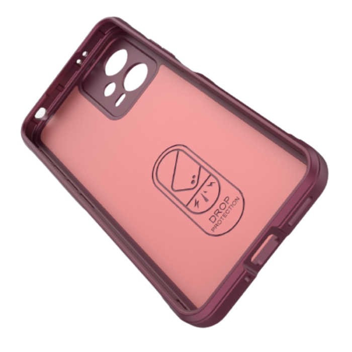 OEM - Xiaomi Redmi Note 12/Poco X5 Mobilskal Magic Shield - Vinröd
