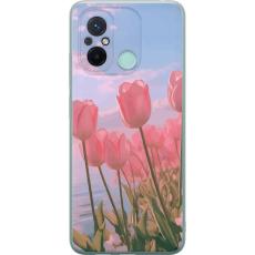 iSecrets - Mobilskal till Xiaomi Redmi 12C med Rosa Tulpaner