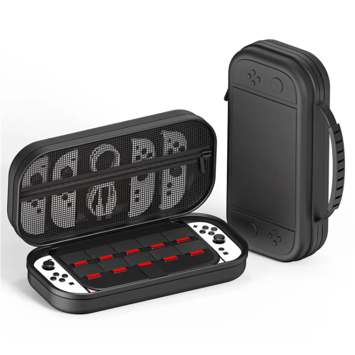 STARTRC GAMES - STARTRC GAMES Nintendo Switch 2 Fodral Läder Stor - Svart