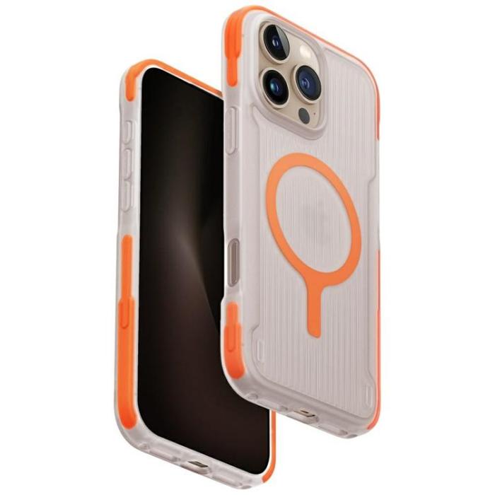 UNIQ - UNIQ iPhone 16 Pro Max Mobilskal MagSafe Combat Active - Orange